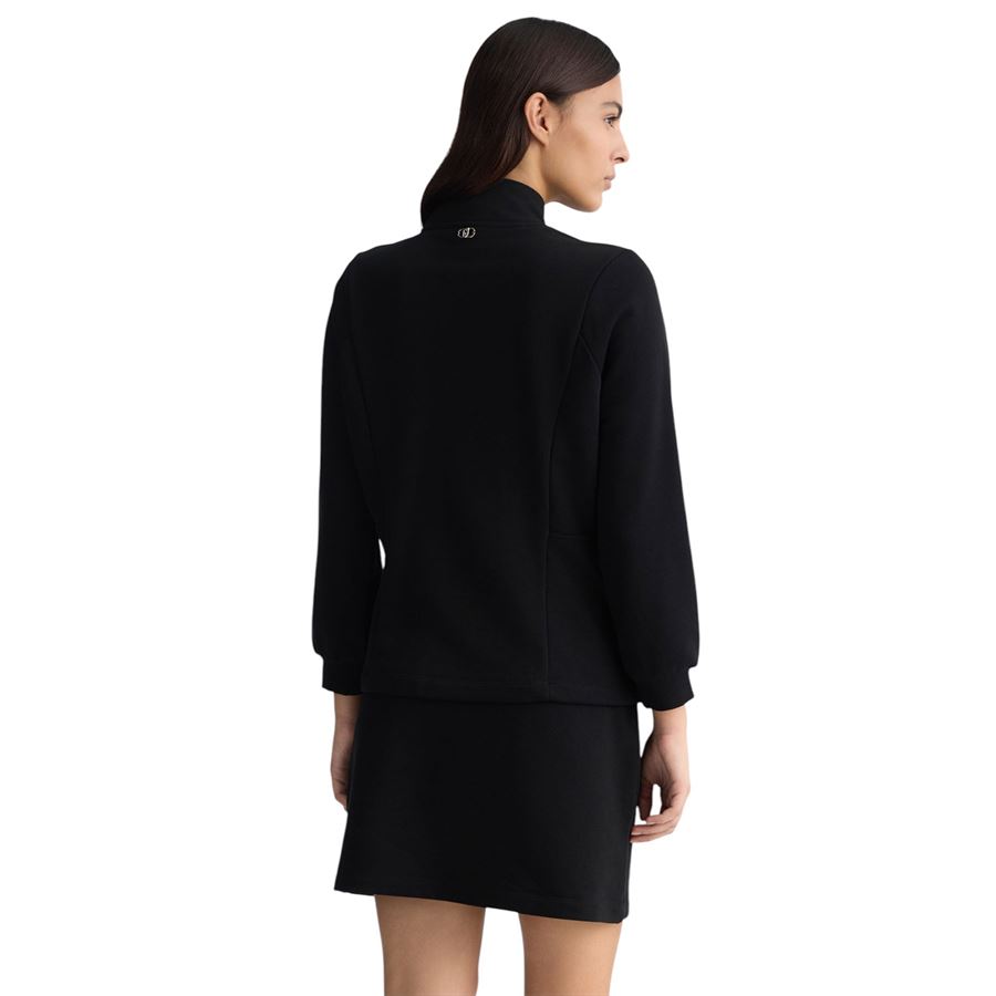 Felpa da donna con zip e strass Liu Jo | TA5188FS00222222